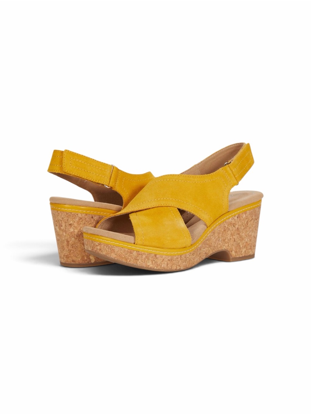 Clarks Womens Giselle Cove Wedge Sandals
